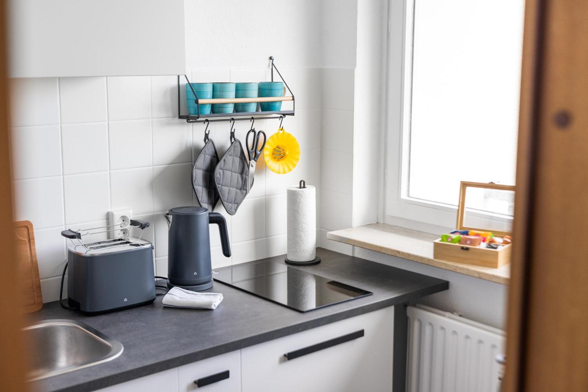 Sonniges City-Apartment Mit Suedbalkon Und Parklatz Neusass Ngoại thất bức ảnh